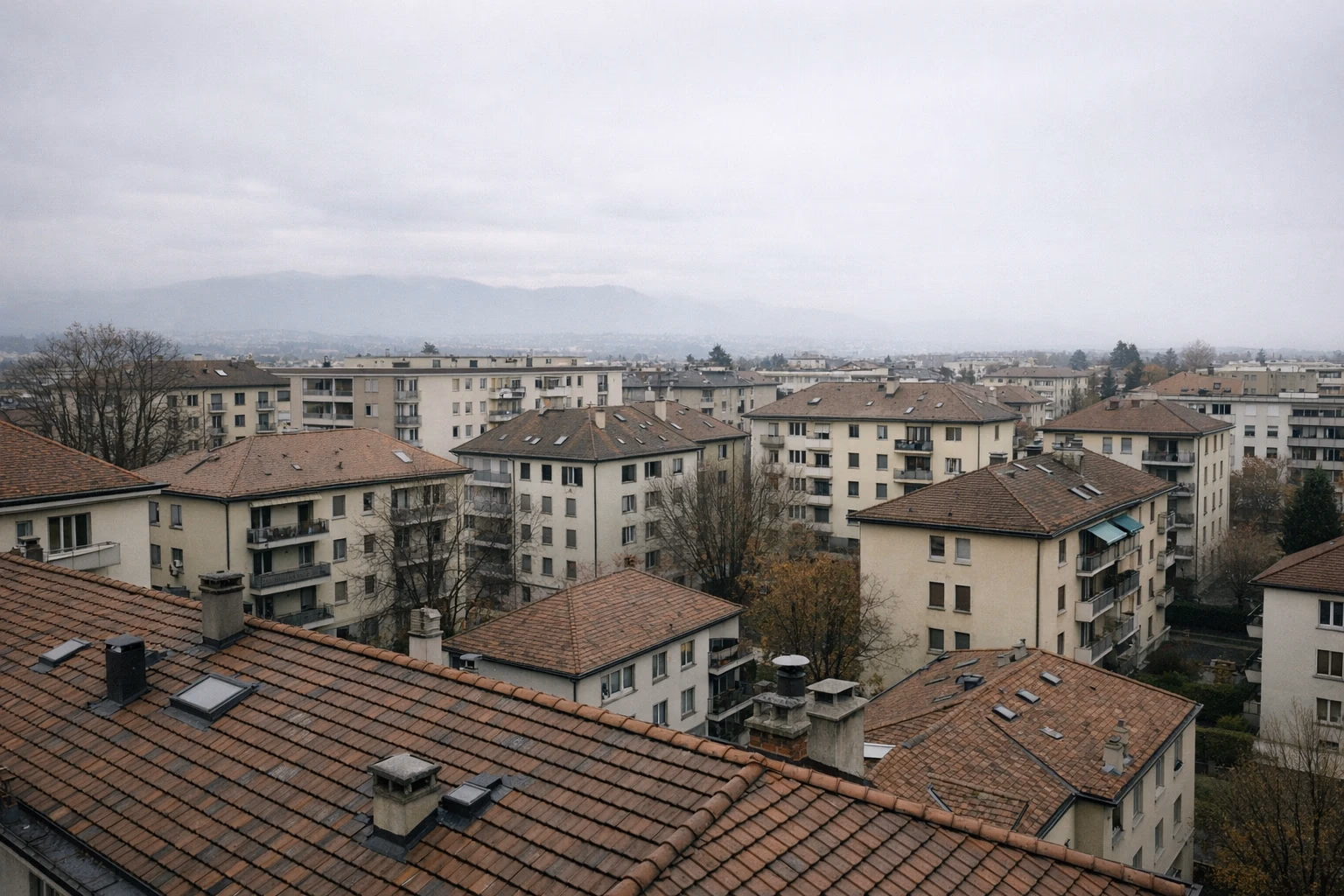 Vue d'architecture représentative du quartier de Canton de Genève à Genève — Renovhome SA y intervient régulièrement.