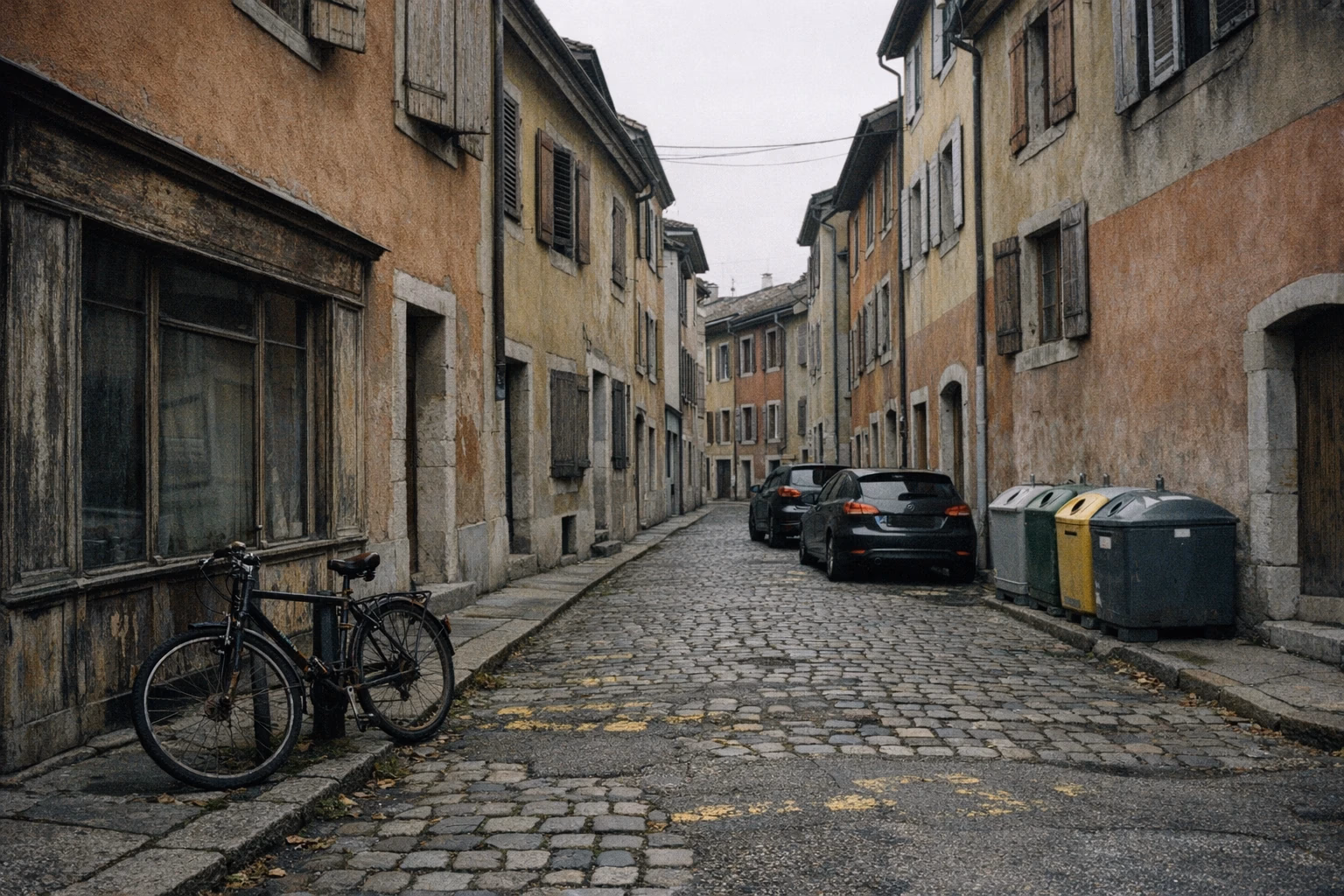 Vue d'architecture représentative du quartier de Carouge à Genève — Renovhome SA y intervient régulièrement.