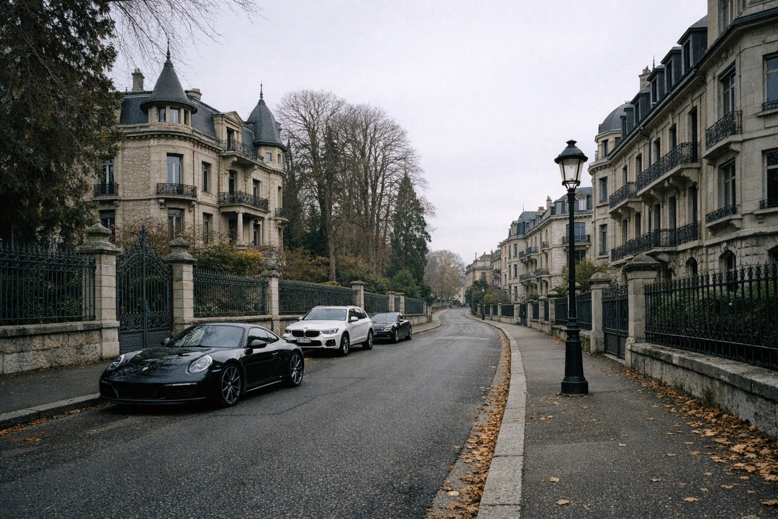 Vue d'architecture représentative du quartier de Champel à Genève — Renovhome SA y intervient régulièrement.
