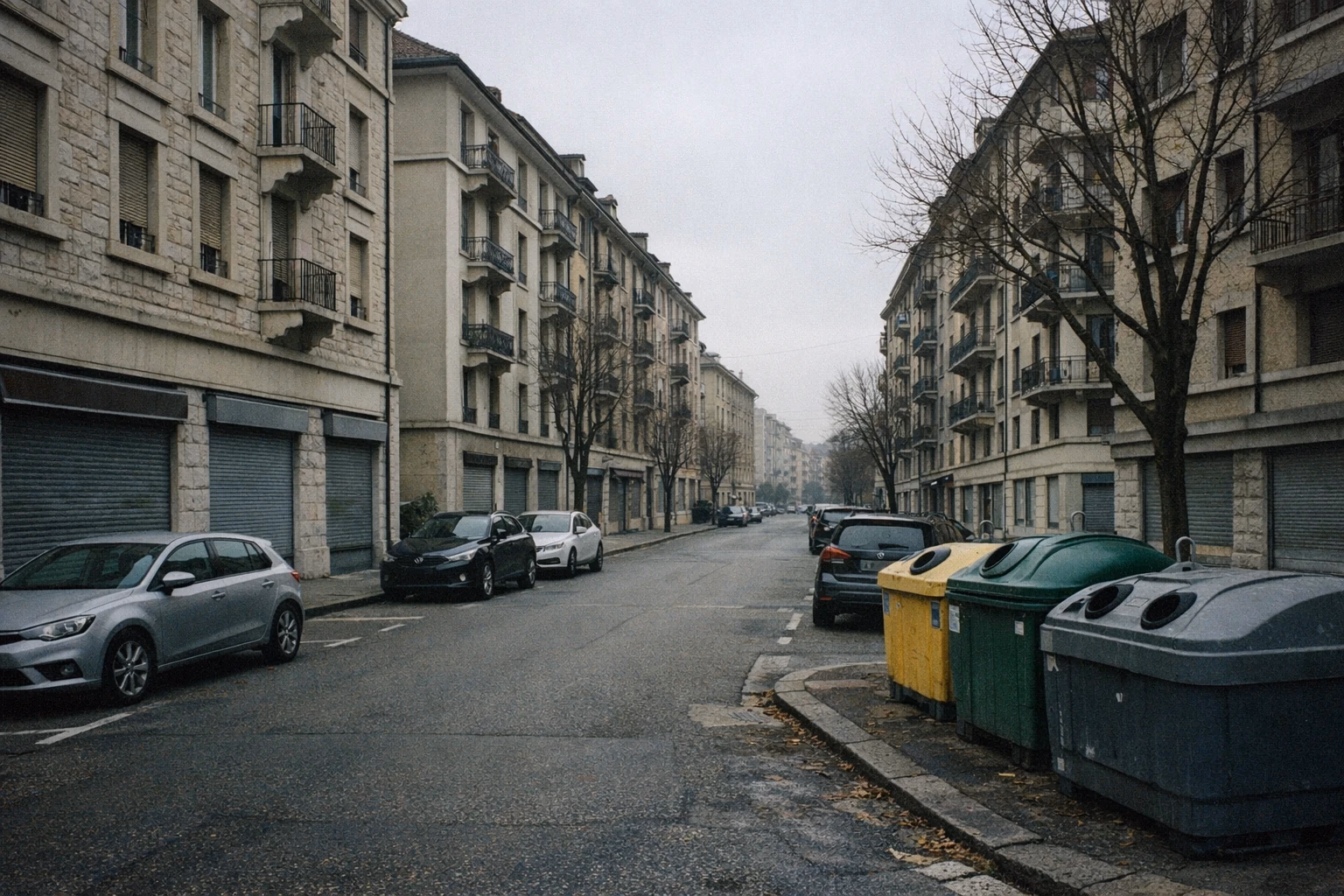 Vue d'architecture représentative du quartier de La Servette à Genève — Renovhome SA y intervient régulièrement.
